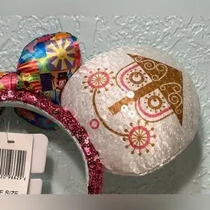 WDW DISNEY PARKS It’s A Small World Minnie Mouse Ears Headband NWT 2024 Disney Parks It main image 2